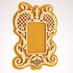Nice mirror frame DXF File