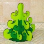 Laser Cut 3D Christmas Tree