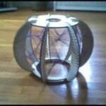 Laser Cut String Lampshade SVG File