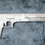 Gun-Shaped Ruler Free Vector