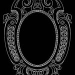 Mirror Frame 0554 dxf File