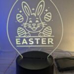 Laser Cut Easter Bunny Nightlight