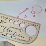 Laser Cut Drawing Stencil Ruler
