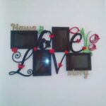 Laser Cut Love Story Photo Frame