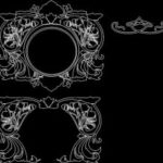 Mirror Frame 0056 dxf File
