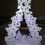 Laser Cut Christmas Tree Decor Christmas Ornament Free Vector