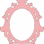 Mirror Frame Laser Cut Template Free Vector