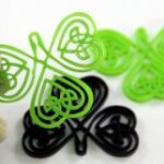 Laser Cut Celtic Clover Earrings Free Vector