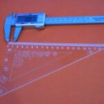 Laser Cut Triangle Ruler DXF File