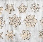 Laser Cut Snowflake Cut Out Vector Art Free Vector