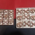 Laser Cut Tic Tac Toe Wooden Board Game Free Vector