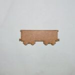 Laser Cut Wooden Boxcar Shape For Crafts Free Vector