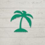 Laser Cut Palm Tree Cutout For Crafts Free Vector