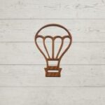 Laser Cut Hot Air Balloon Wood Cutout Free Vector