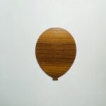 Laser Cut Balloon Wood Cutout Free Vector