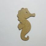 Laser Cut Seahorse Wood Cutout Shape Free Vector