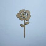 Laser Cut Flower Cutout Free Vector