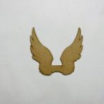 Laser Cut Angel Wings Wooden Cutout Unfinished Craft Free Vector
