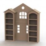Home Shape Shelf DXF File