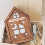 Laser Cut Decorative Moon Star Night Light Lamp Free Vector