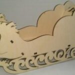 Laser Cut Decorative Santa Claus Sleigh Free Vector